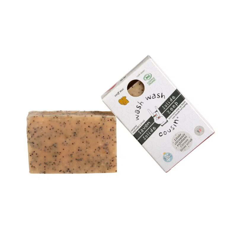 Savon solide exfoliant - Litsée citronnée