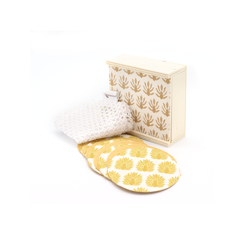 Coffret de 10 lingettes démaquillantes lavables