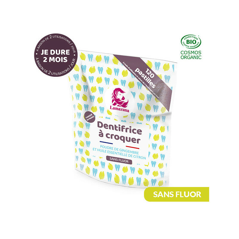 Dentifrice à croquer - lamazuna