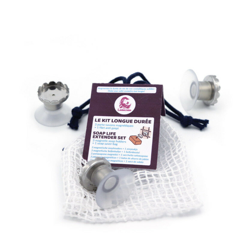 Pack longue durée : un filet anti-gaspi + 3 aimants pour produits solides