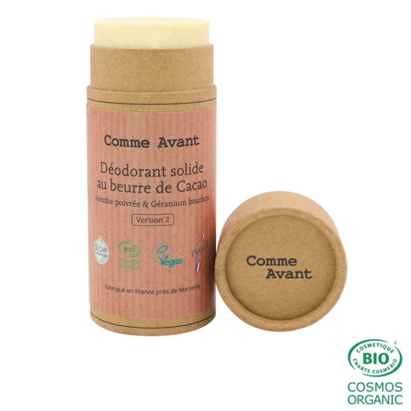Déodorant cacao Géranium-menthe
