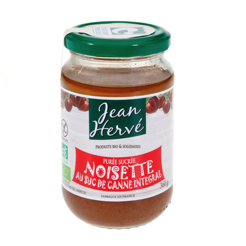 tartinable noisette - suc de cannes