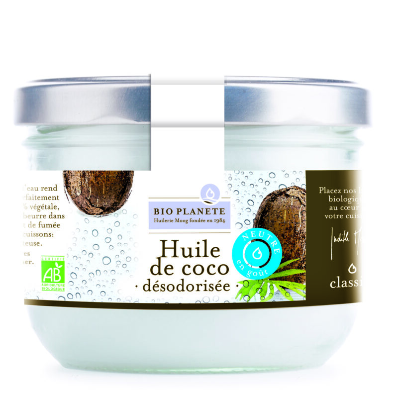 Huile de coco désodorisée BIO